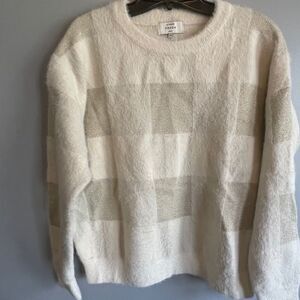 LA Maille Paris Cream Super soft sweater size S M